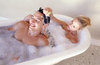Pet and Owner bathtime
