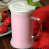 a strawberry milkshake