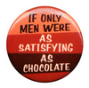 Button: Men and Chocolate