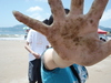 What a Big Hand with the Sand..!