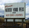 Neuter Your Pets and etc. 