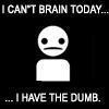 can't brain today