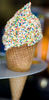 Sprinkled Ice Cream Cone