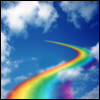 A walk on a rainbow