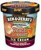 ben &amp; jerry ice cream ~peach