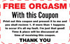 redeem this coupon for fun
