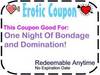 one night coupon