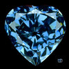 a blue Diamond Heart
