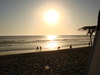 romantic walk on the beach