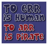 To err is human....