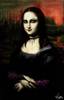 goth monalisa painting