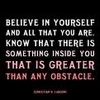 Believe in yourself !!