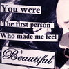 you make me feel beautiful