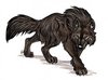 Regal Black Wolf