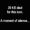 A moment of silence...