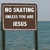 No Skating...