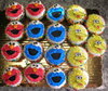 sesame street cupcakes x3