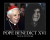 Pope = Dark lord of the sith?