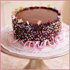 Rainbow Star Sprinkle Cake