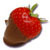 a chocolate covered strawberry