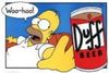 A Duff with Homer Simpson
