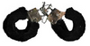 Fuzzy Black Handcuffs