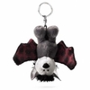 Bat hanging upside down keychain