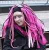 pink dreadlocks