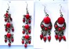 Red Drop Earrings