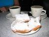 beignets and coffee