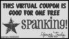 A coupon for a good spanking