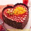 heart shaped cake !