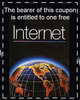 One free internet coupon