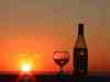 Sunset with Red Wine