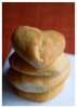 Heart-shaped Bread