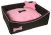 Choclate pink dogbed