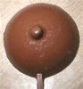chocolate boob on a stick