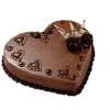 chocolate heart cake