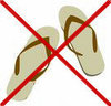 Say NO to Thongs or Flipflops