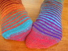 colourful feet