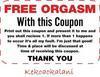 Free Orgasm Card
