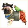 Pirate Pug &amp; a Parrot
