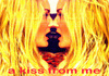 A special kiss from me...