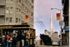 a trip on a cable car in SF