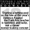 Things Not Cool In Hogwarts 13!