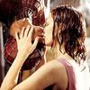 spiderman kiss in the rain