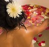 rose petal bath