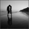 kiss on the beach