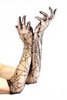Spider web lace gloves