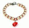 Pearl Valentines Pet Necklace